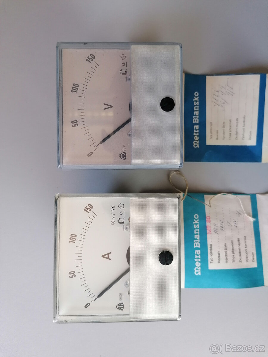 Ampermetr a voltmetr - 2