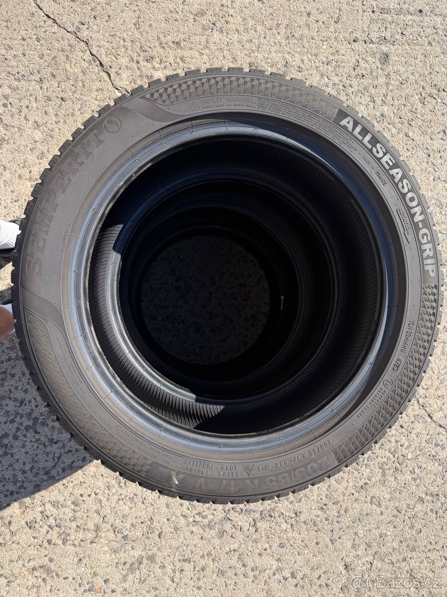 Celoroční pneumatiky 205/55R17 - 2