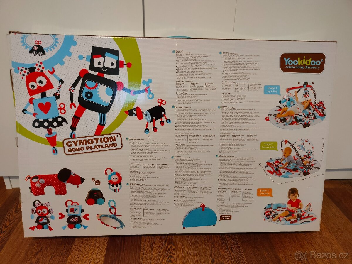 Hrací deka s hrazdou Yookidoo Země robotů – TOP stav - 2