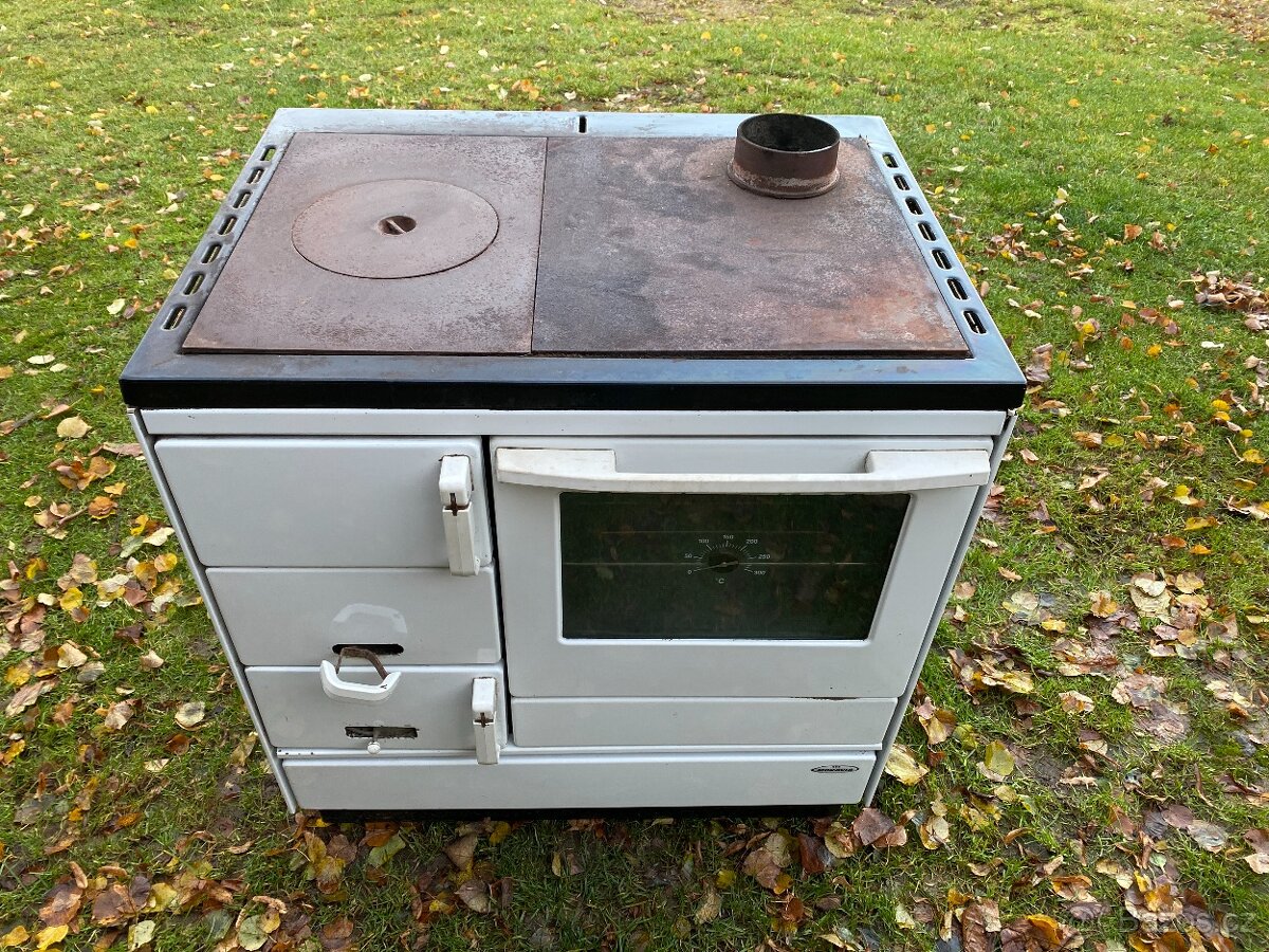 sporák na tuhá paliva kamna sporák trouba topidlo - 2