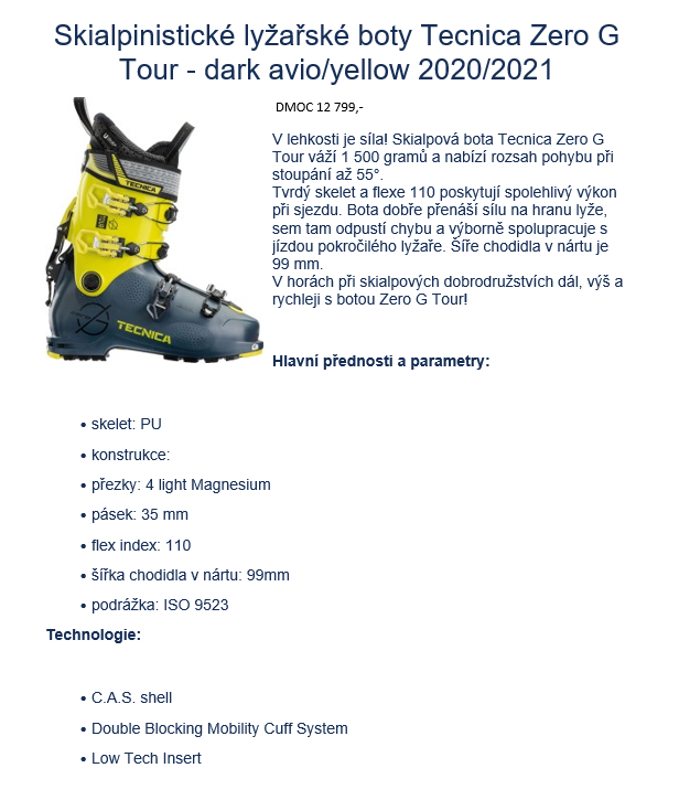 skialpové lyže Blizzard , skialp - 2