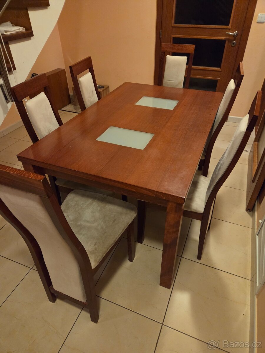 Jídelní stůl + židle - 2