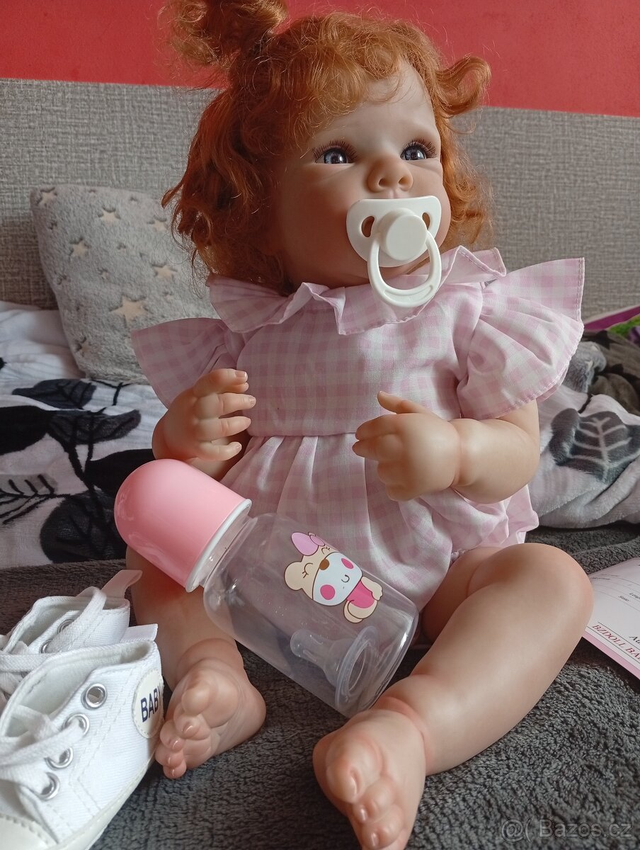 Realistická Reborn panenka zrzečka Bettie - 2