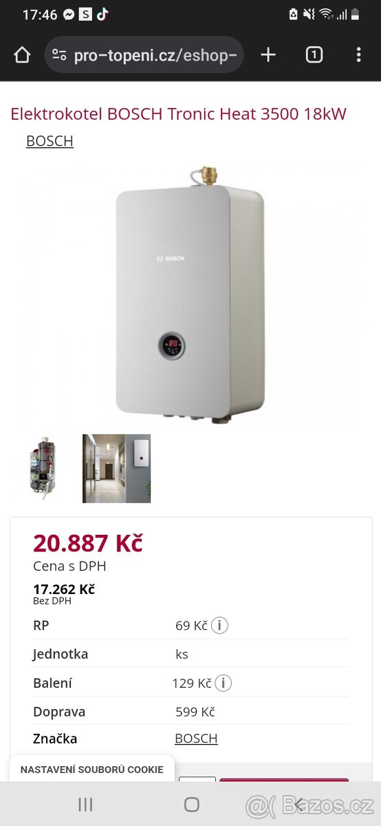 Elektro kotel 18kw - 2