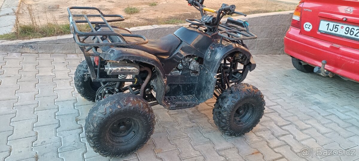 Dětská čtyřkolka 125 cm3 s vlekem - 2