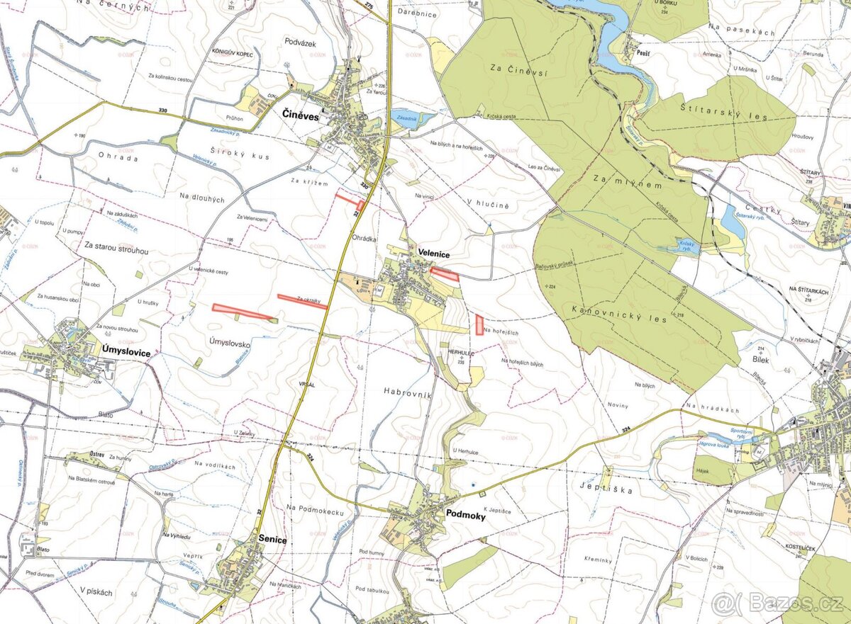 Zemědělská půda, prodej, Velenice, Nymburk - 2