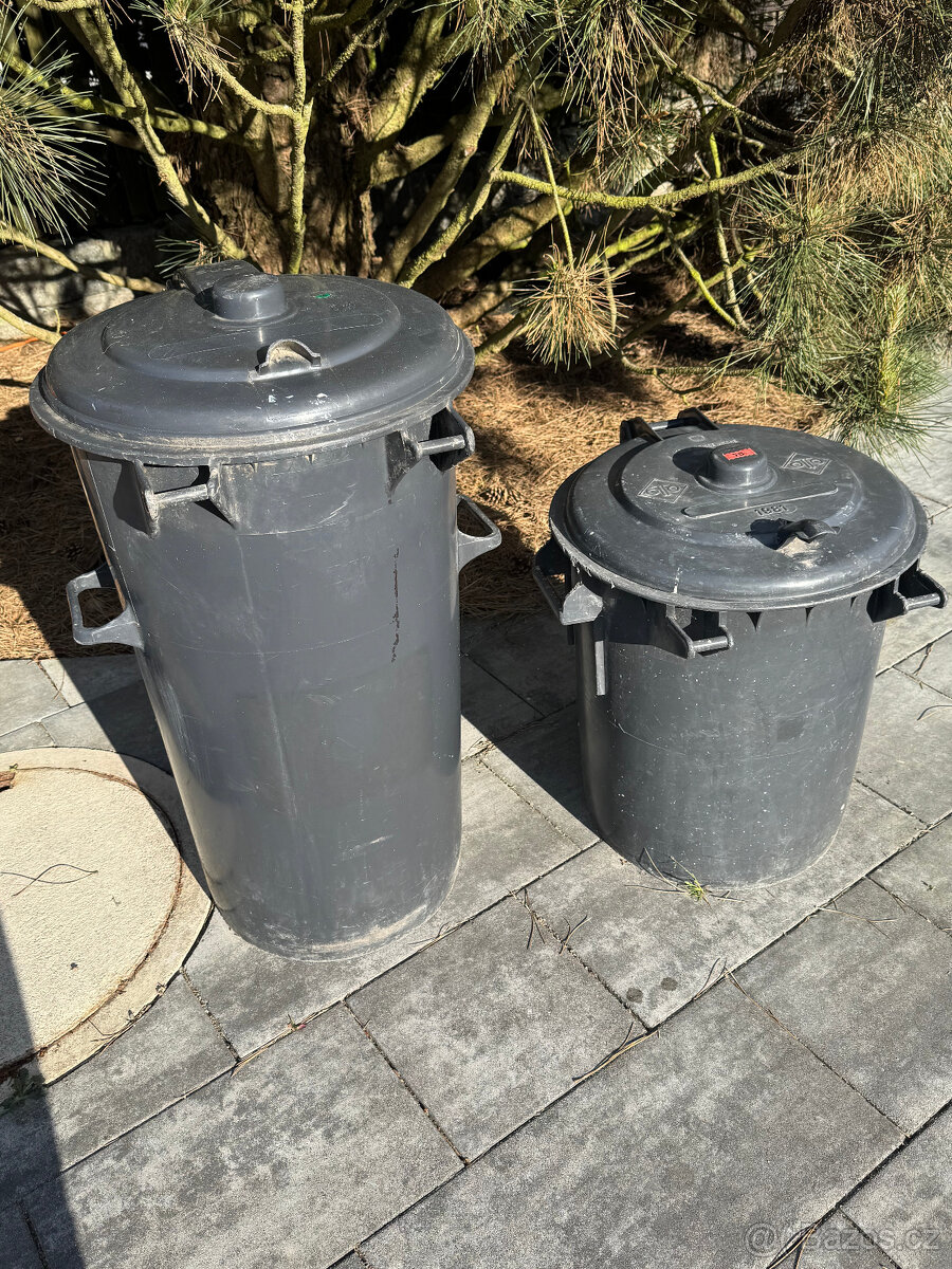 Popelnice 2 kusy - 110 a 70 litrů - 2