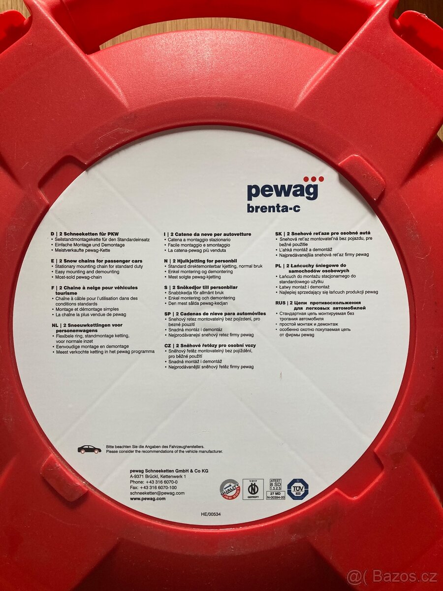 Sněhové řetězy PEWAG BRENTA-C XMR 68 - 2
