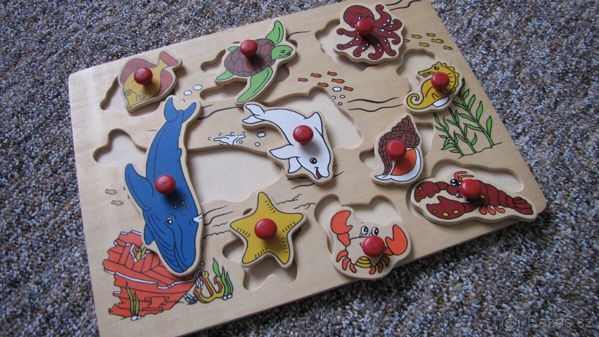 dřevěné puzzle - 2