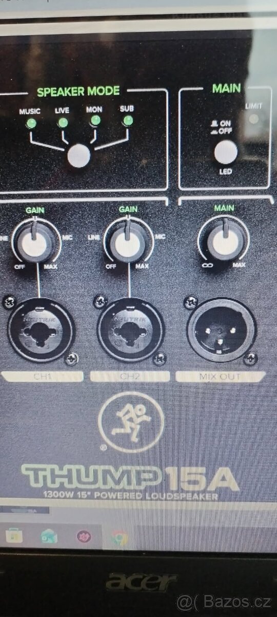 Prodám Mackie Thump 15A active 1300watt - 2