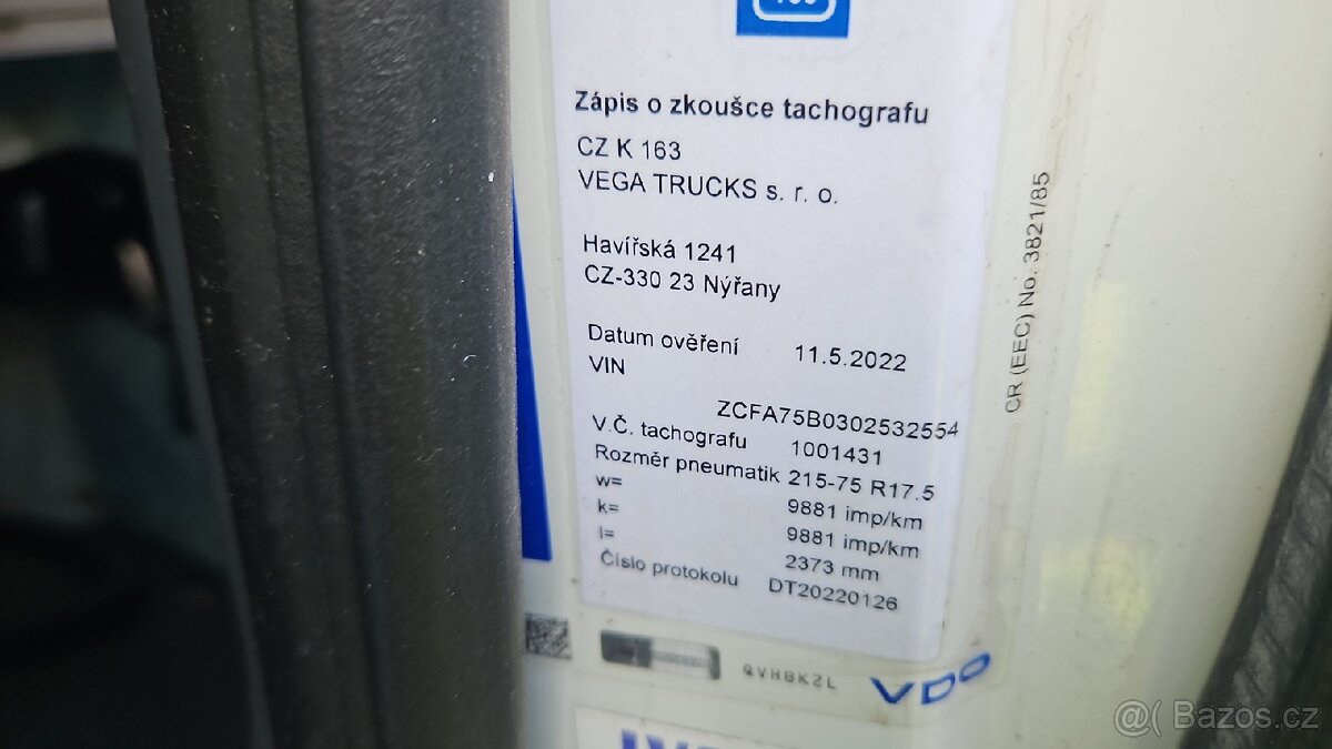 Iveco , závada el. instalace - 2