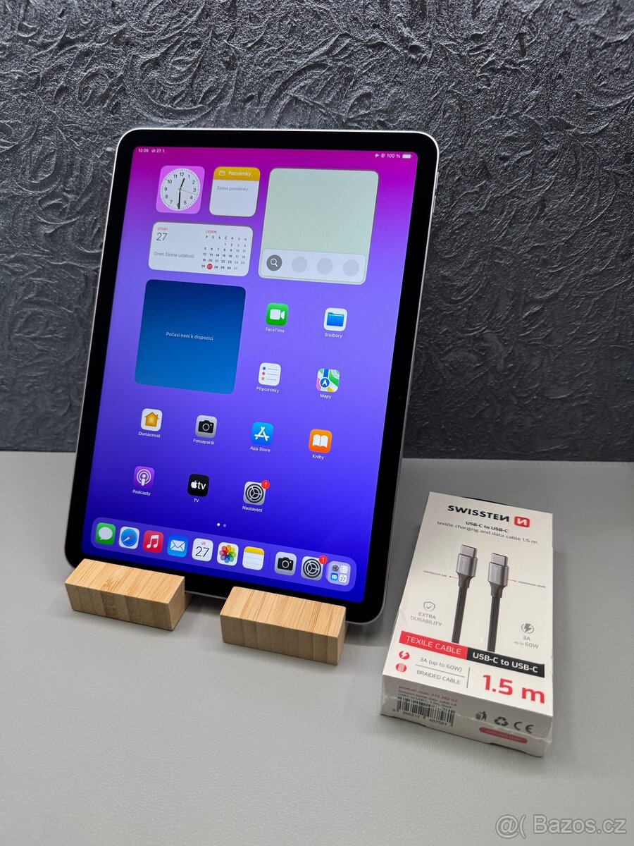 Apple iPad Air 11” 128 GB M2 2024 WiFi Purple-ZÁRUKA+FAKTURA - 2