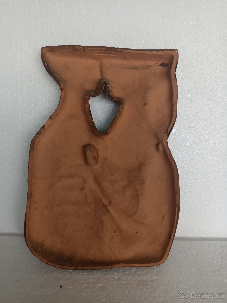 Keramická nástěnná plastika - MILENCI - 2