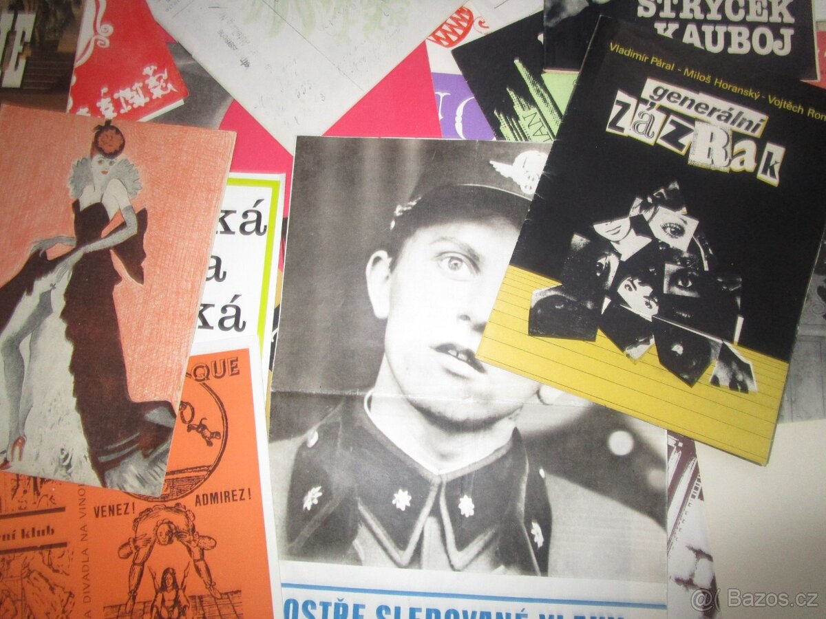 stare programy pražských divadel - 2