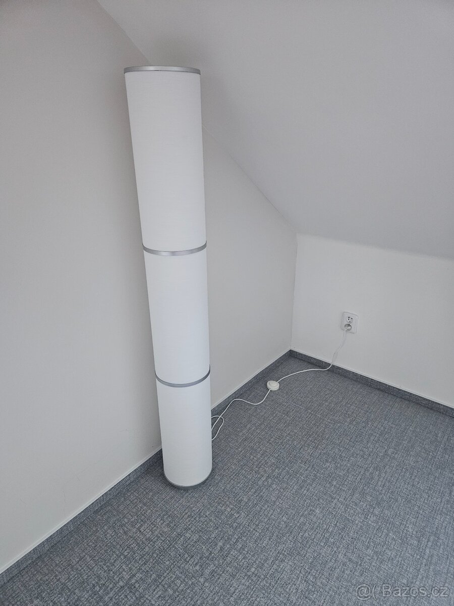 Stojací lampa Ikea Vidja, bílá, 138 cm - 2