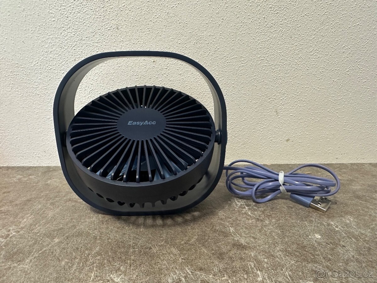 EasyAcc USB malý stolní výkonný ventilátor - 2