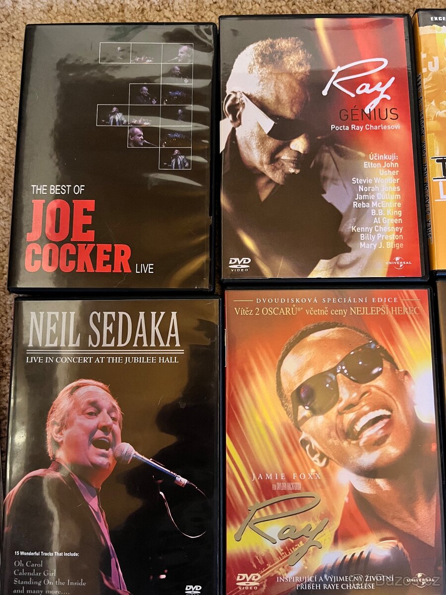 originální DVD světových hudebních umělců a kapel - 2