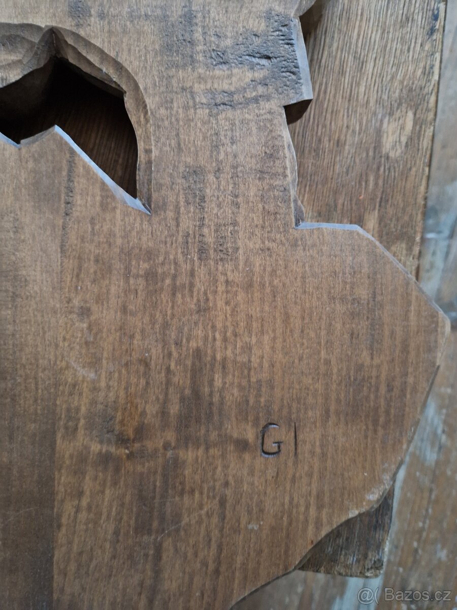 Dřevěná plastika na zeď - 2