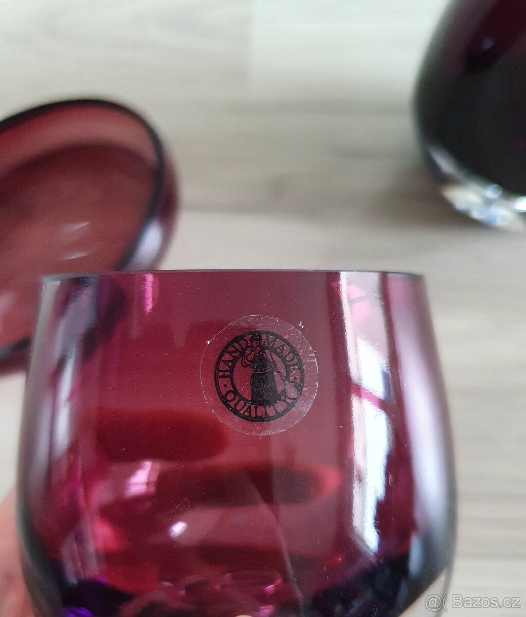 Dekoracni set / koupelnovy set - rucni vyroba, novy. - 2