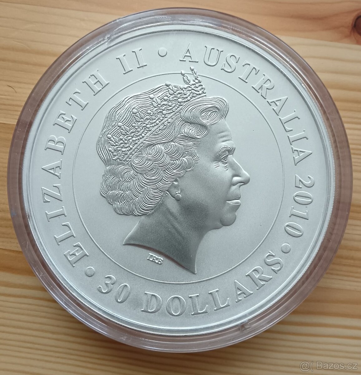 Stříbrná mince 1kg čistého stříbra Austrálie 30 Dollar 2010 - 2