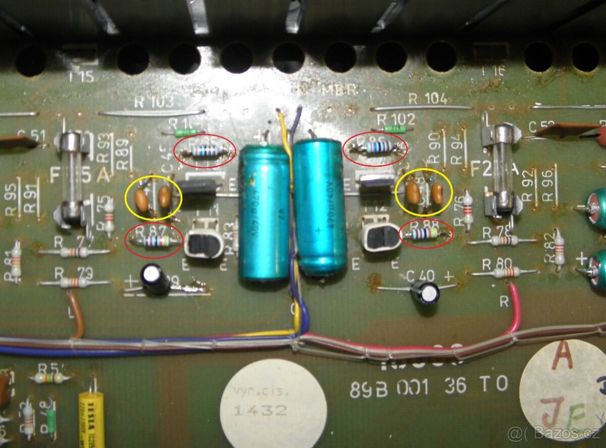 TESLA AZS 223 zesilovač - 2