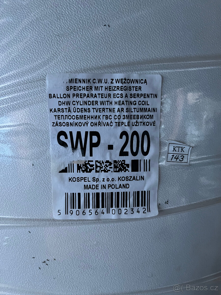 Bojler Kospel SWP 200 - 2