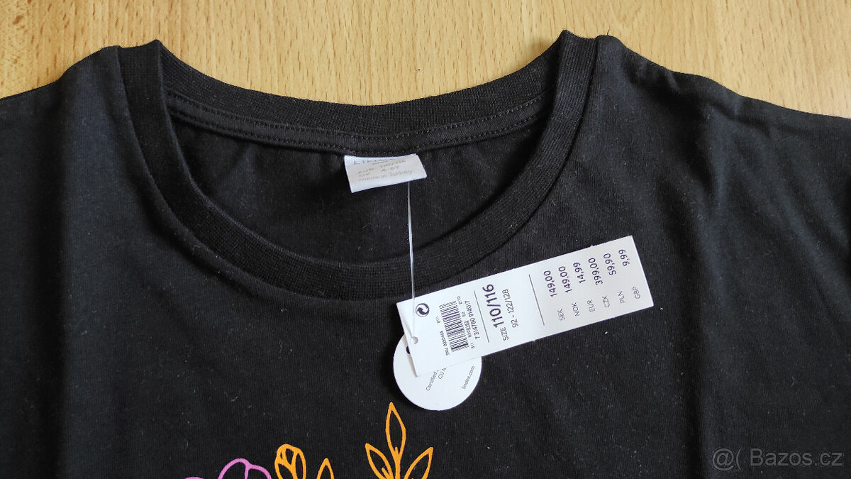 Dívčí tričko Lindex vel. 110/116 - 2