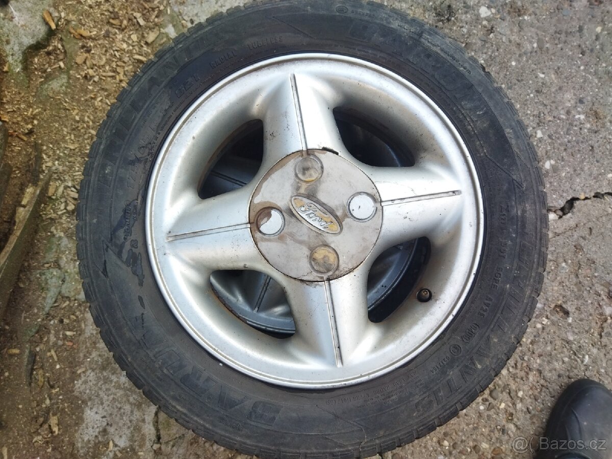 Disky a pneumatiky Ford 175/65 R14 2kusy - 2