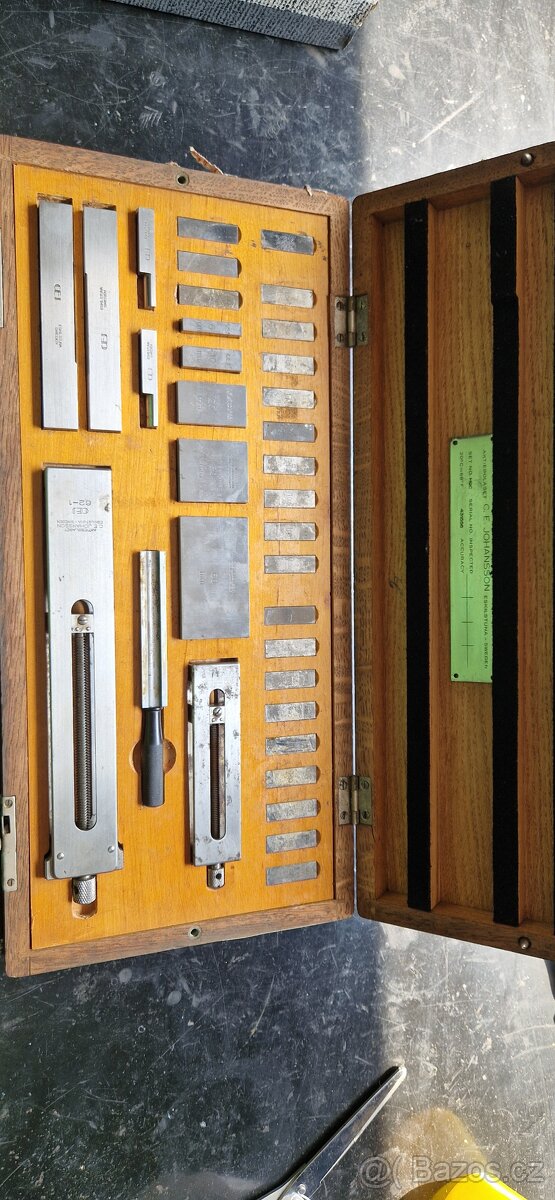 Koncové měrky Johansonky - 2