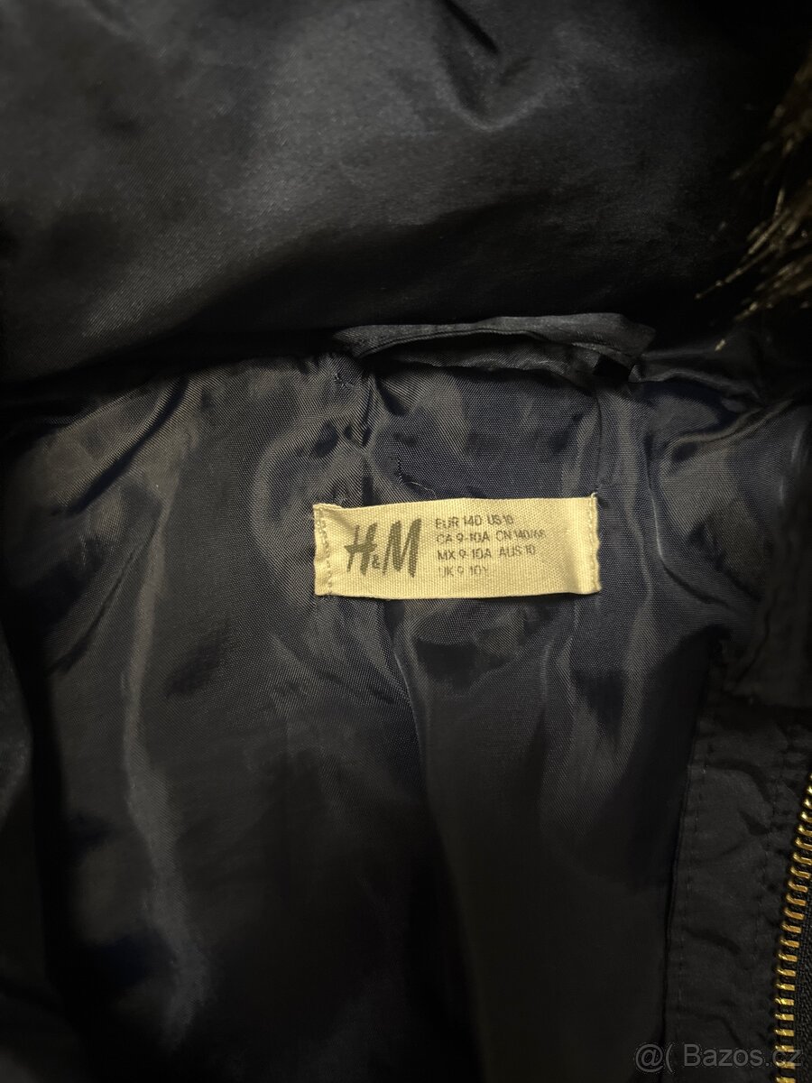 Dívčí bunda H&M vel. 140 SLEVA - 2