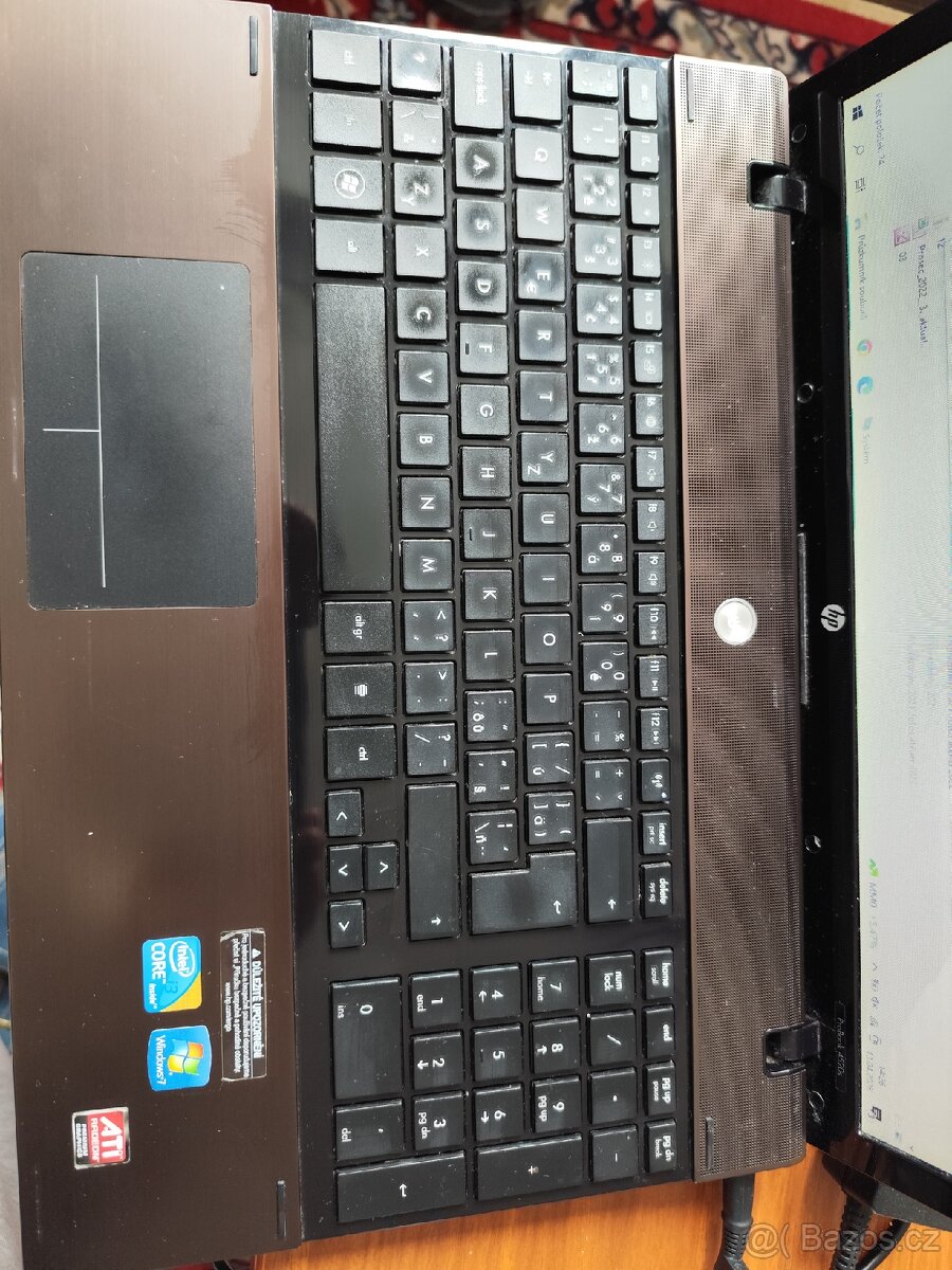 Notebook HP probook 4520s bez baterie - 2