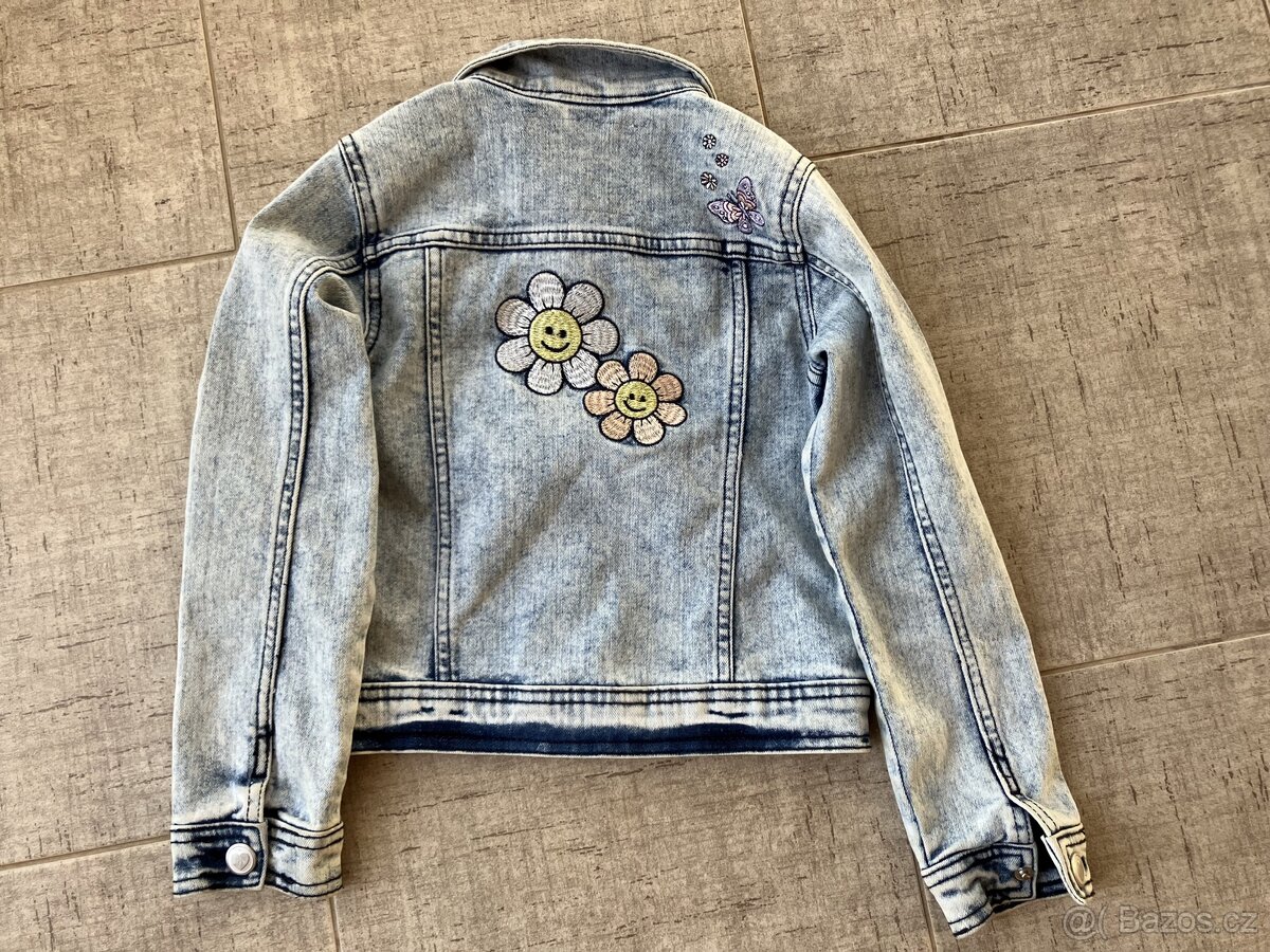 Dívčí bunda jeans - 2