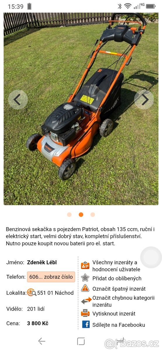 Sekačka Patriot - 2