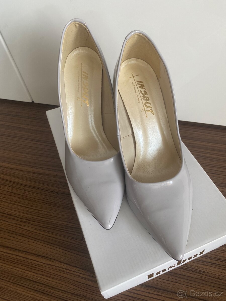 LAKOVANÉ LODIČKY NA TENKÉM PODPATKU vel.38 - 2