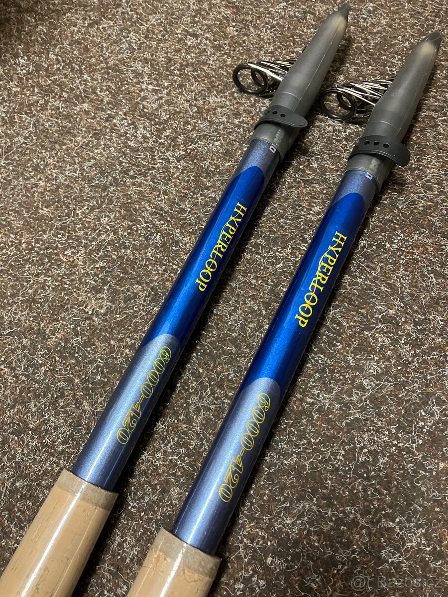 2 pruty Shimano Hyperloop 4,20 m 40-80 g - 2