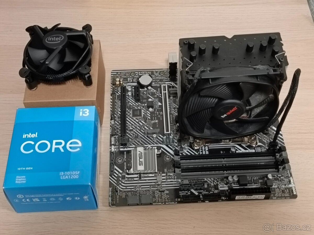 Slušná základná doska s procesorom a chladičom - 2