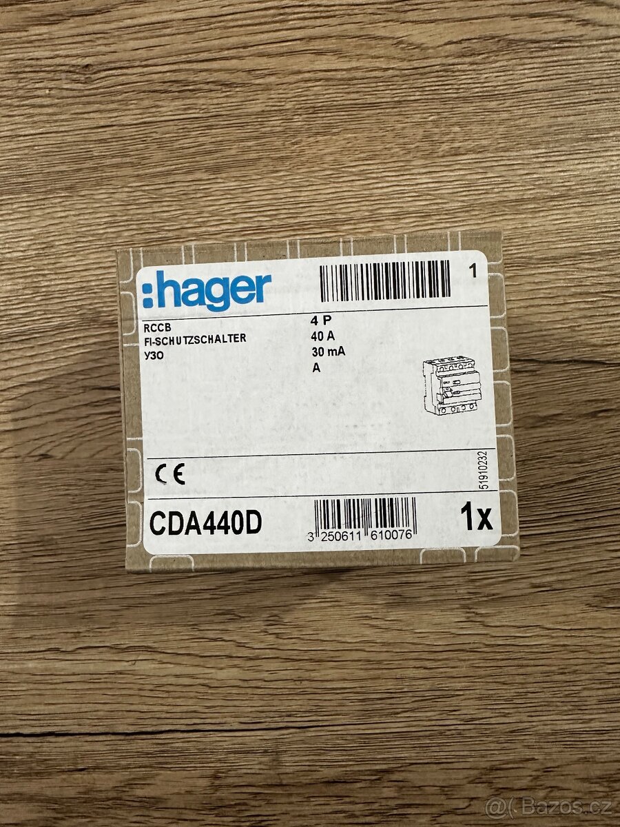 Hager jističe , chrániče - 2