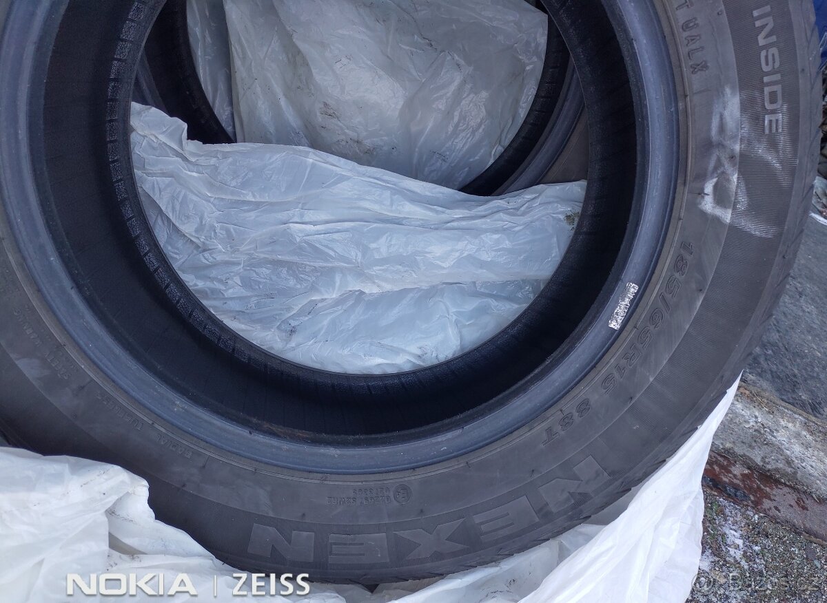 Letní pneu NEXEN 185/65/15 vzorek 6-7mm - 2