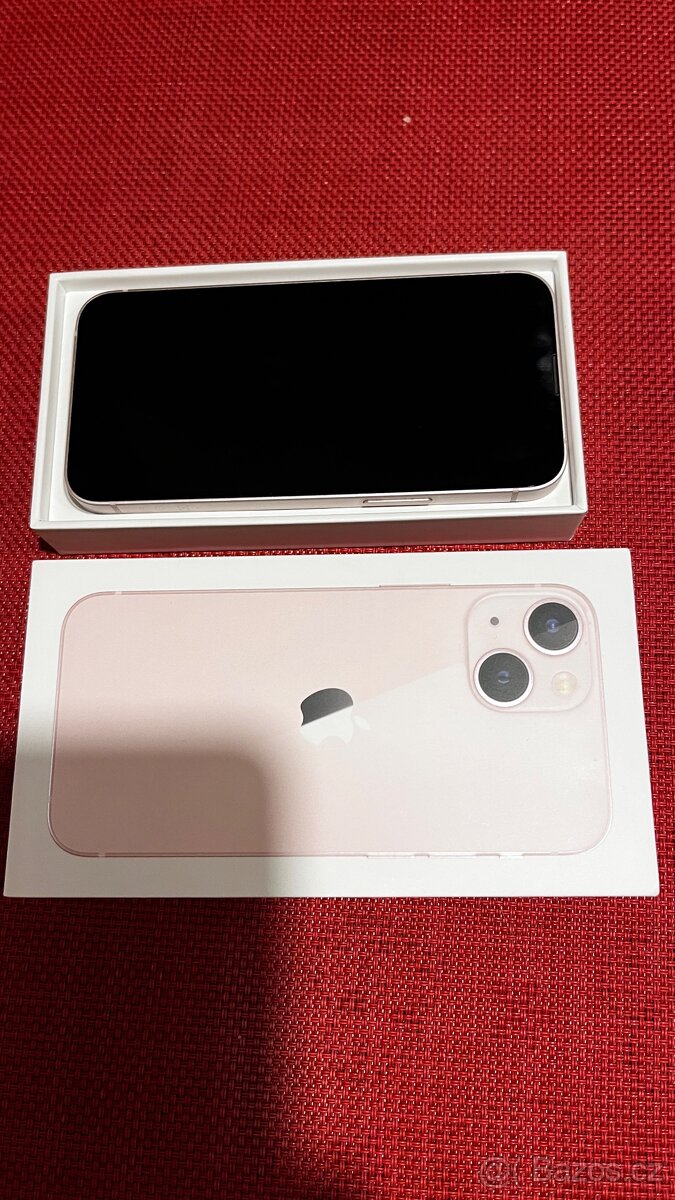 Prodám růžový iPhone 13mini 128GB-top stav - 2