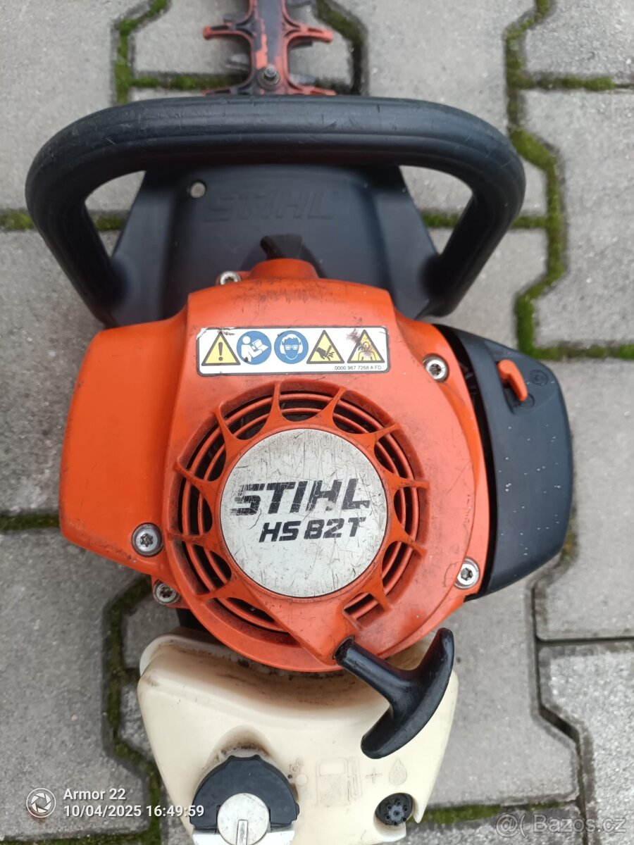 Prodám zahradní benzínové nůžky STIHL HS 82 T - 2