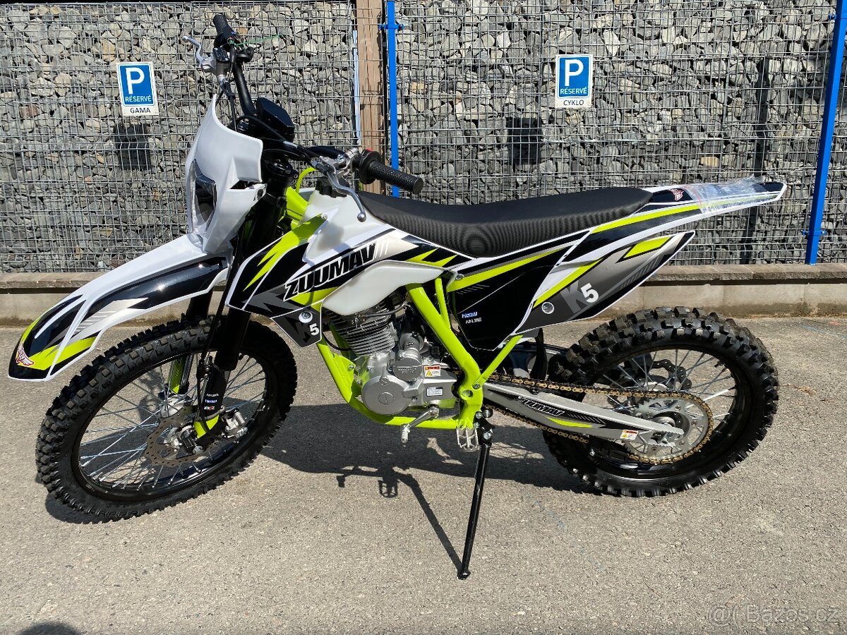 Pitbike Zuumav K5 250cc 21/18 - zelená - 2
