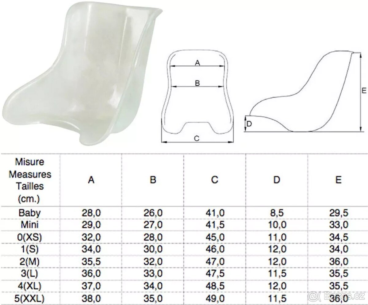 DĚTSKÁ SEDAČKA do motokáry IMAF - 2