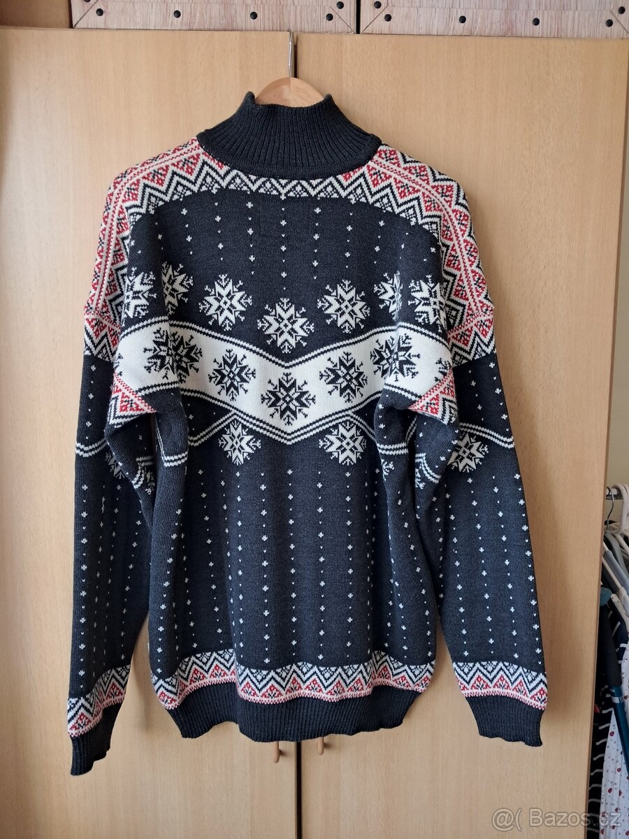 Pánský vlněný svetr Kama XL - 2