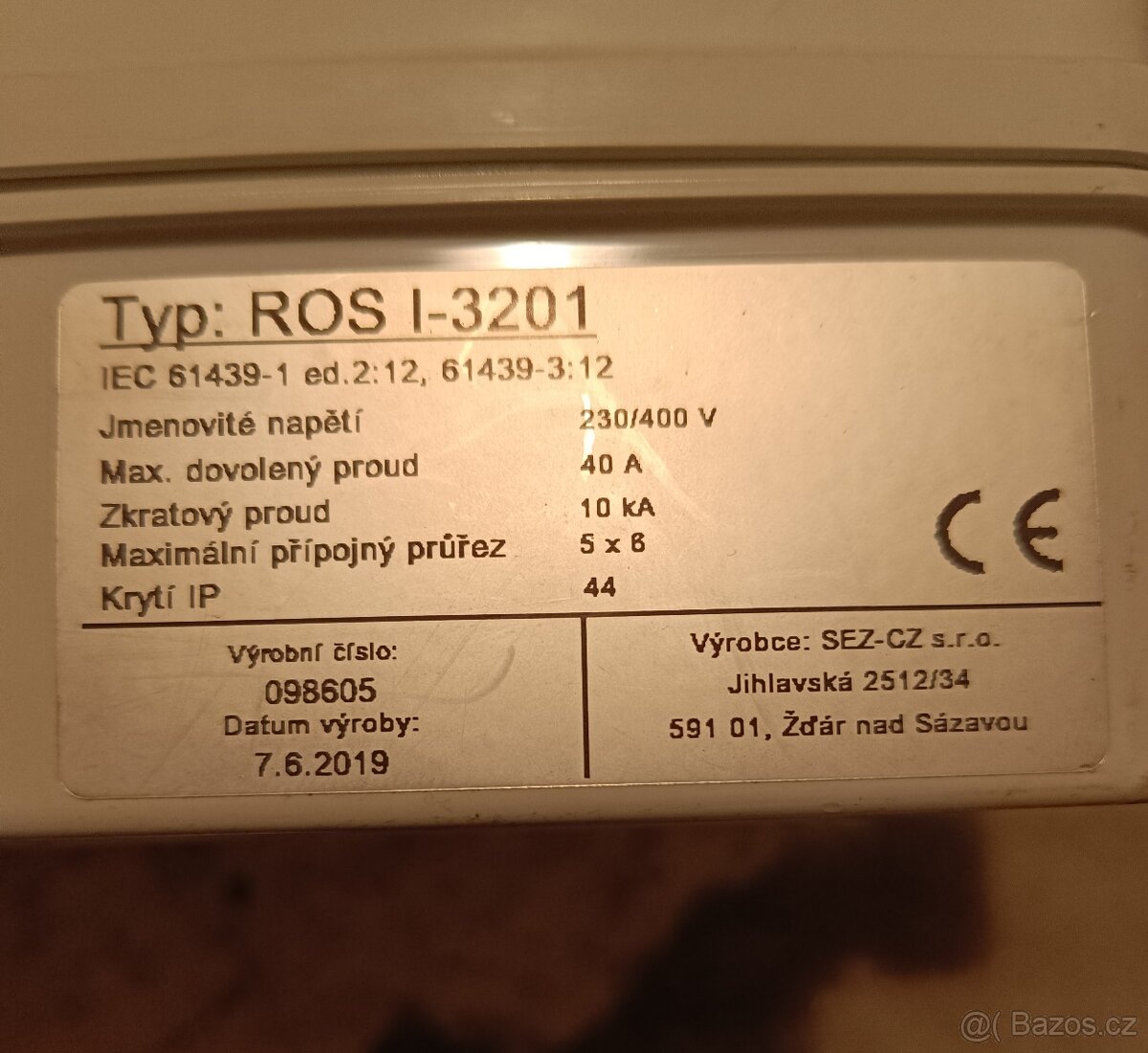 Stavební rozvaděč ROS-I 3201 - 2