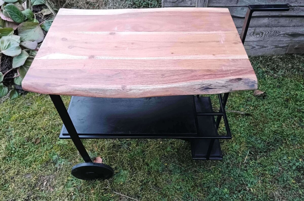 Nábytek - designový servírovací vozík - nový - 2