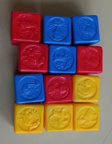 Dřevěné kostky - 2