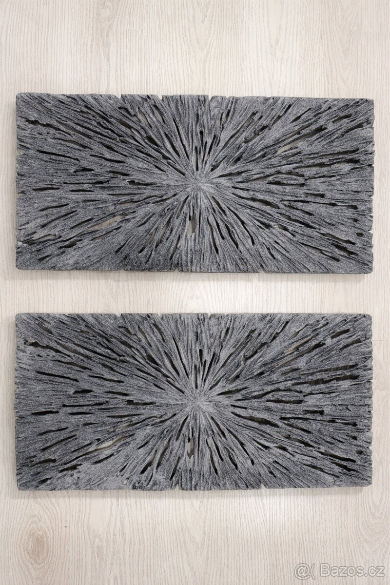 Designové 3D nástěnné panely – (2 ks) - 2