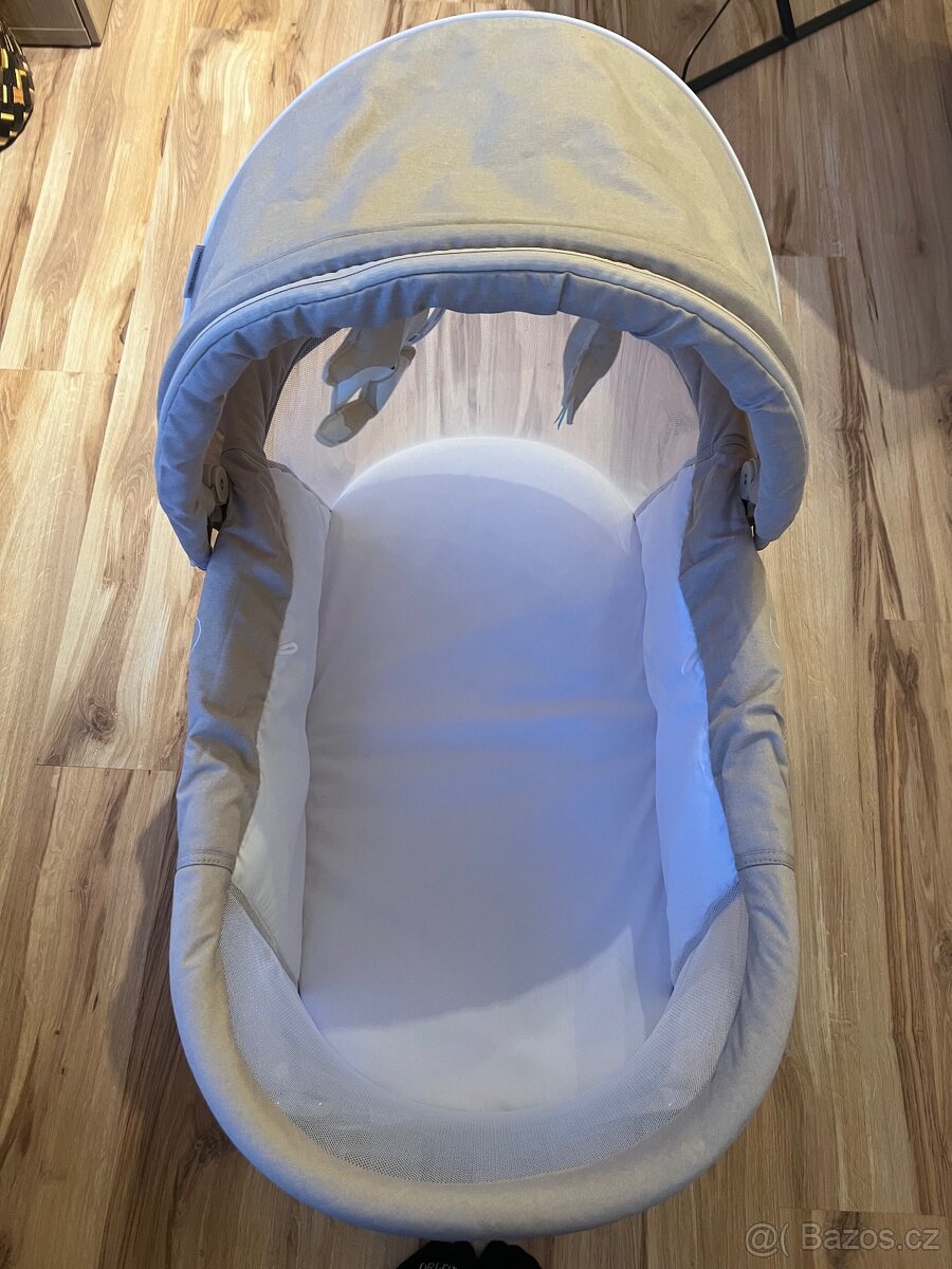 Multifunkční dětská postýlka /kolébka LOVI Kinderkraft - béž - 2