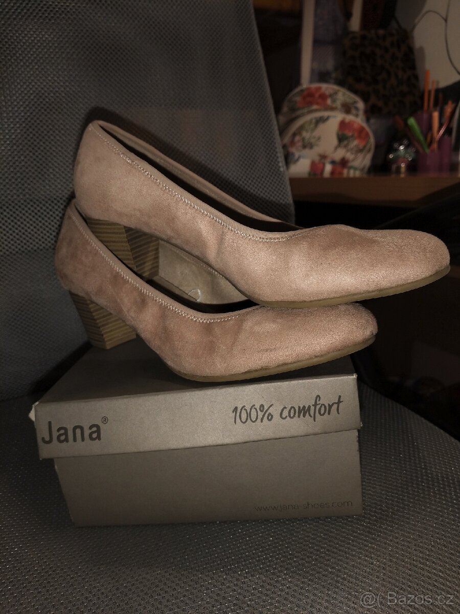 đź’Ž NOVÉ PlesovĂ© StĹ™evĂÄŤky JANA 40 H (PohodlnĂ©/Ĺ iršà StĹ™ih) - 2