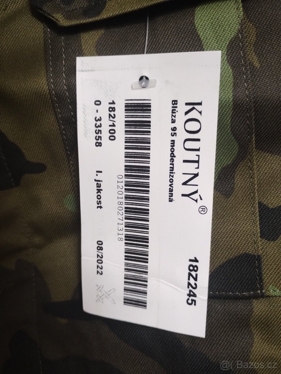 Maskáče vz.95 AČR - 182/100 - 2